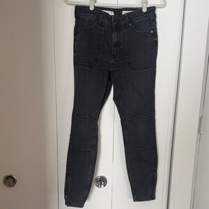 Anthropologie Pilcro Dark Gray Skinny Jeans